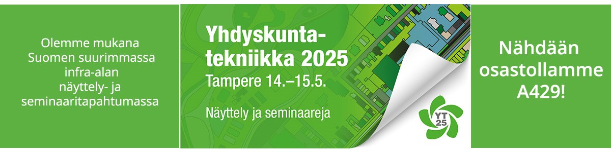 Yhdyskuntatekniikkamessut toukokuussa - nähdään Tampereella!